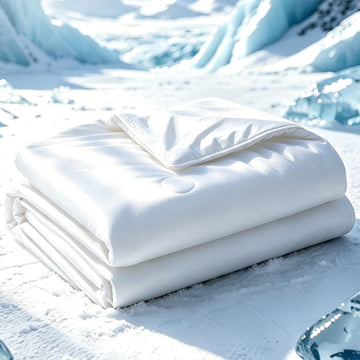 Cooling Blanket, Ice Silk Comforter for Hot Sleepers