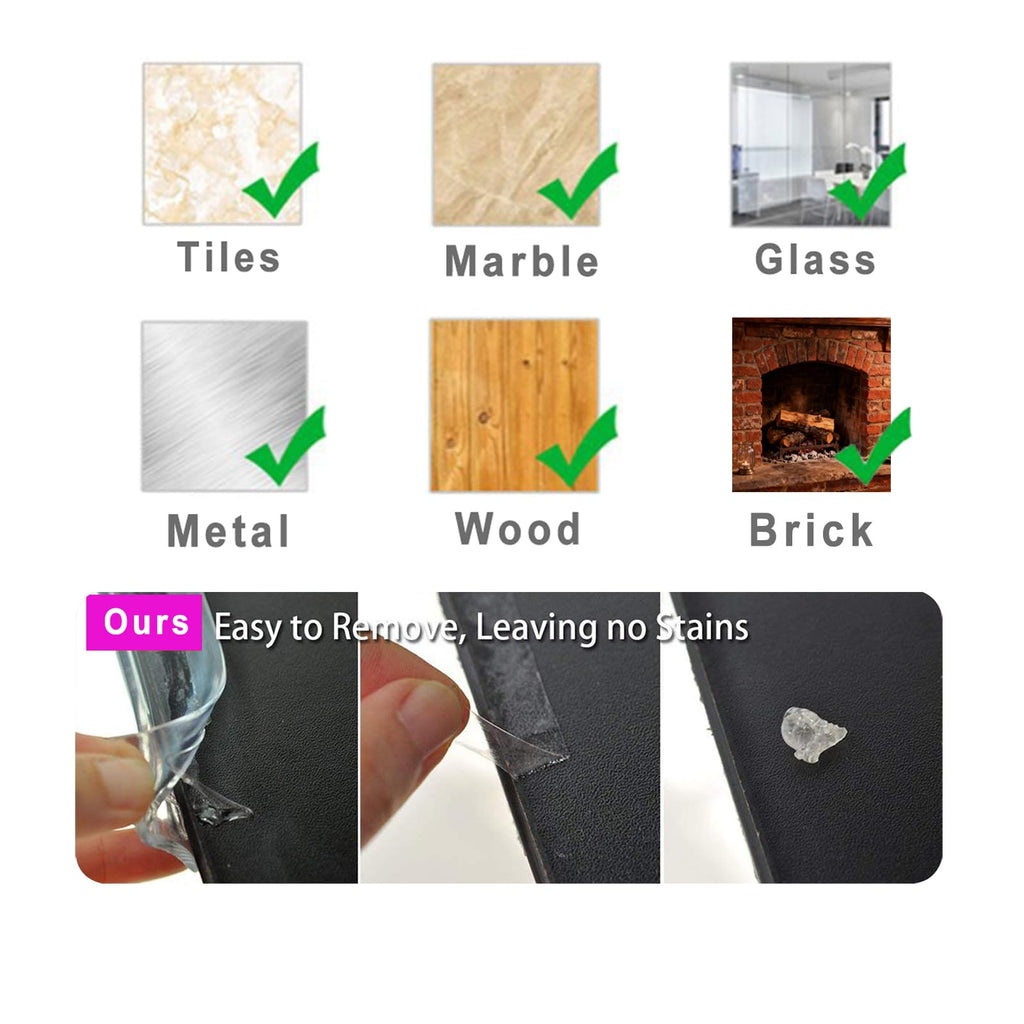 100% Silicone Clear Edge Protector Large Baby Proofing Furniture Guard 6FT