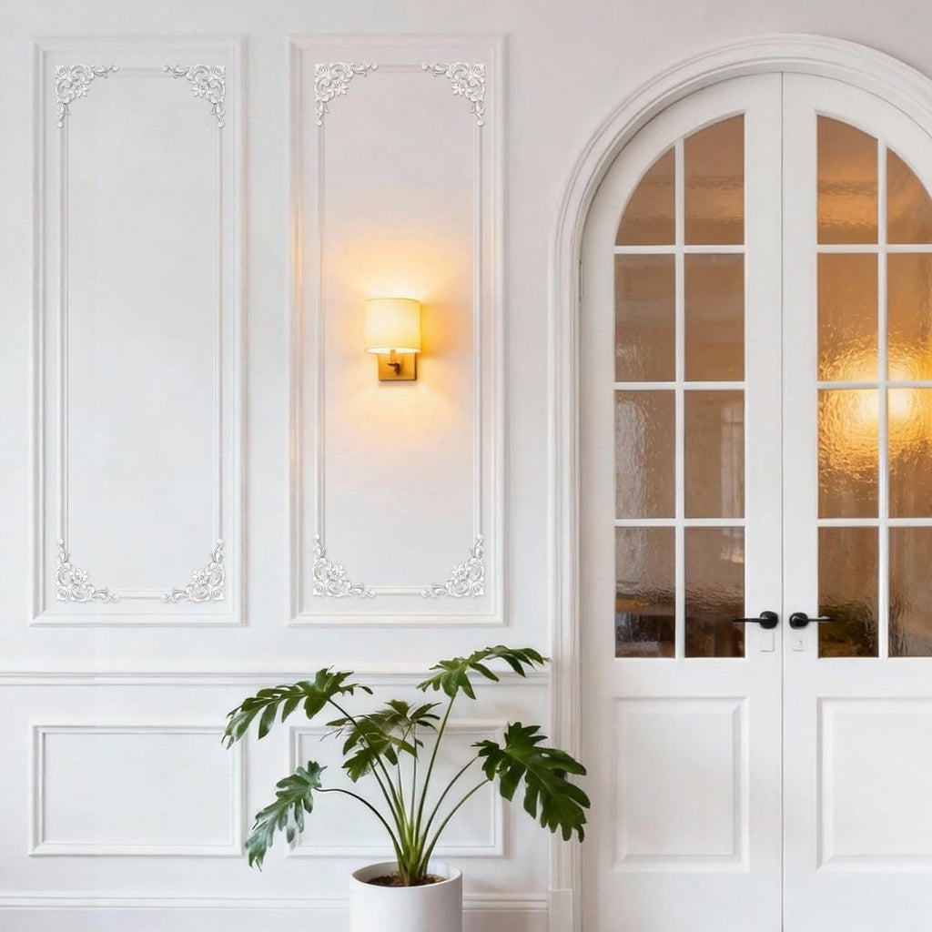 Decorative Corner Molding, Ceiling Corner Molding, Corner Wall Molding, 4Pc