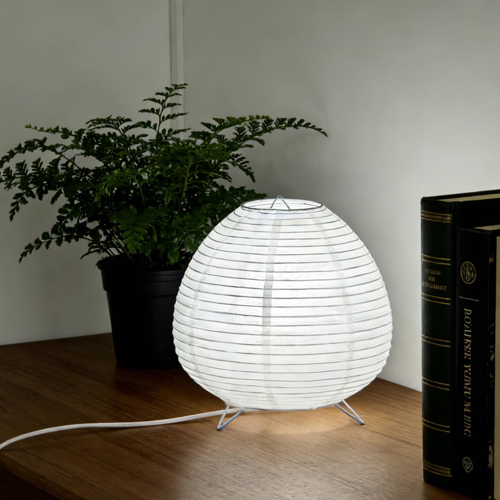 Small Paper Lamp, Japanese Lamp Lantern Table Lamp, Paper Table Lamp, Lantern Lamps for Desk Bedrooms Bedside Night