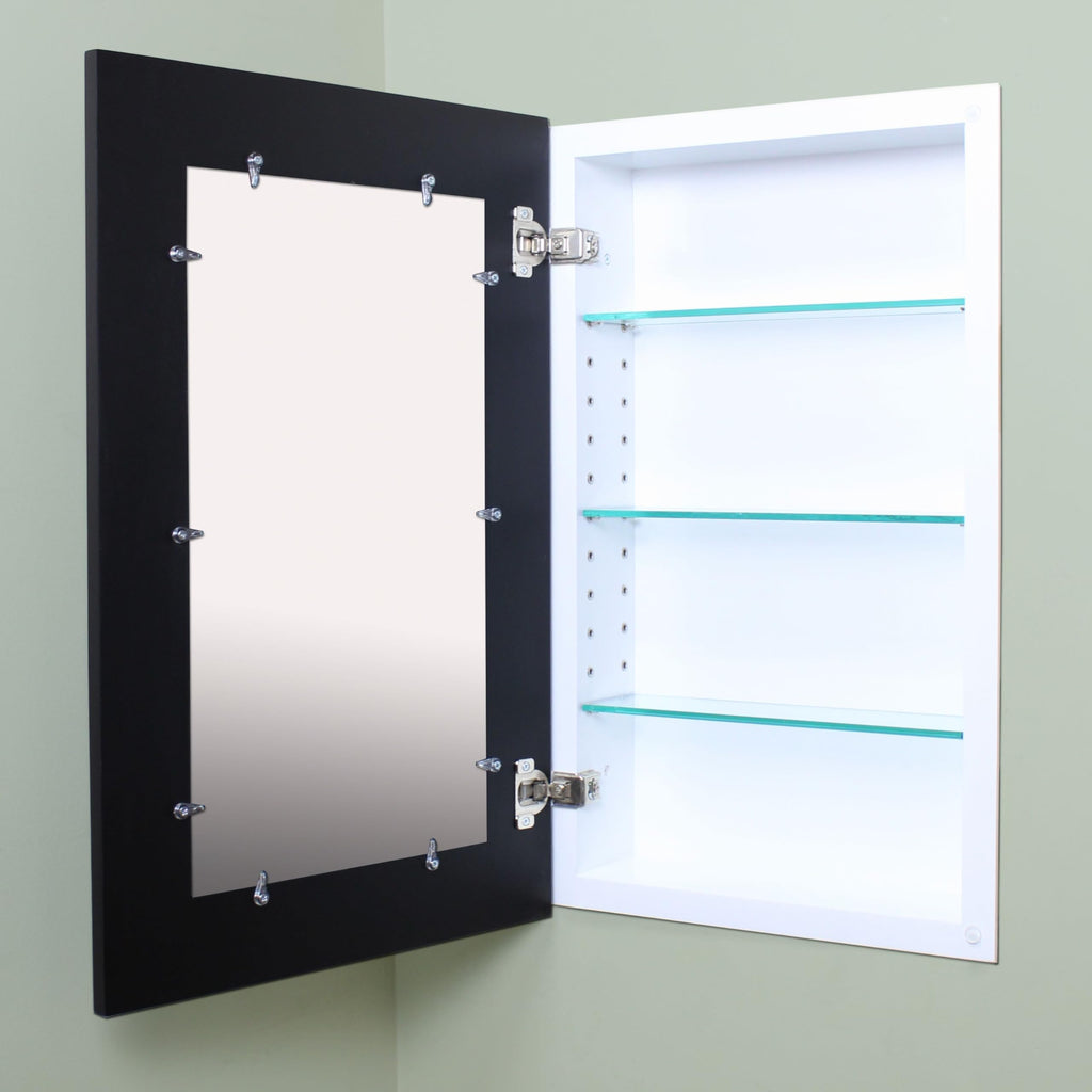 14x24 Concealed Picture Frame Medicine Cabinet Without Mirror, Recessed in The Wall, Made in North America, Real
