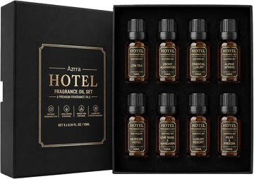 Hotel Diffuser Oil, Premium Fragrance Oil Collection Gift Set, 8 Pack - Set of 8