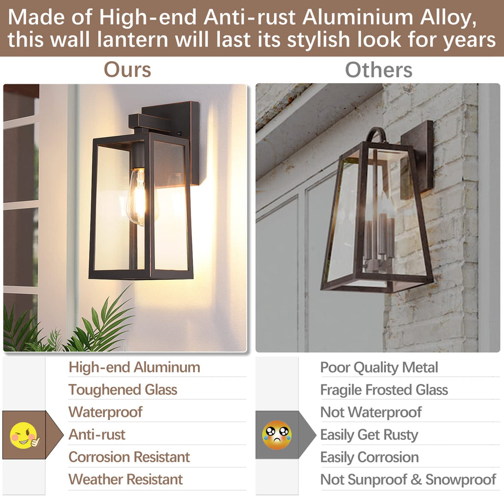 Outdoor Wall Light Fixtures, Exterior Waterproof Wall Lanterns