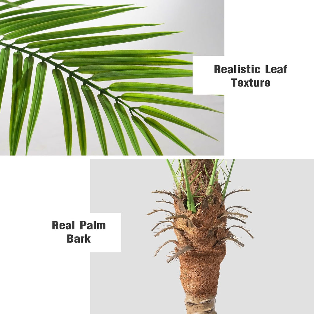 Artificial Phoenix Palm Tree 8ft 2 Set Tall Outdoor/Indoor Decor