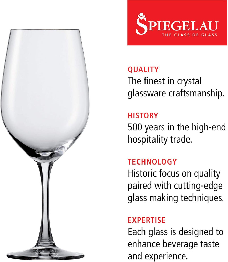 Wine Lovers Bordeaux Wine Glasses, Drinking Glasses for Red Wines, Elegant Stemmed Glassware, Home Bar Accessories
