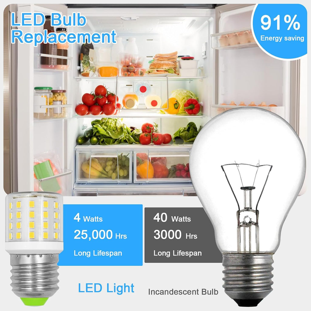 Refrigerator Bulb 3.5W 4W Replacement 40W 5000K Daylight White