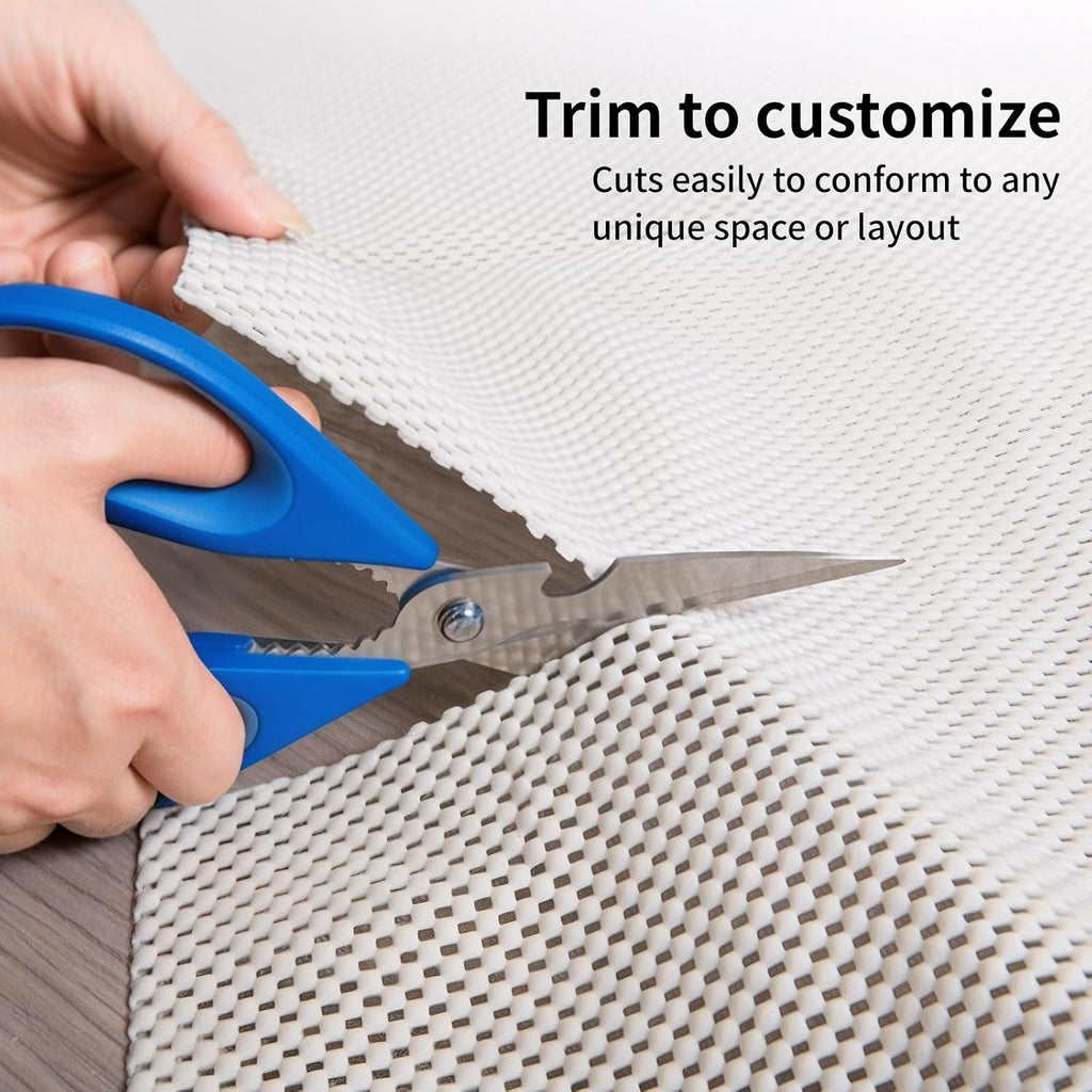 Non Slip Rug Pad Gripper 9 x 12 Feet Extra Thick Carpet Pads, Anti Carpet Rug Mats for Area Rugs and Hardwood Floors - Set of 108