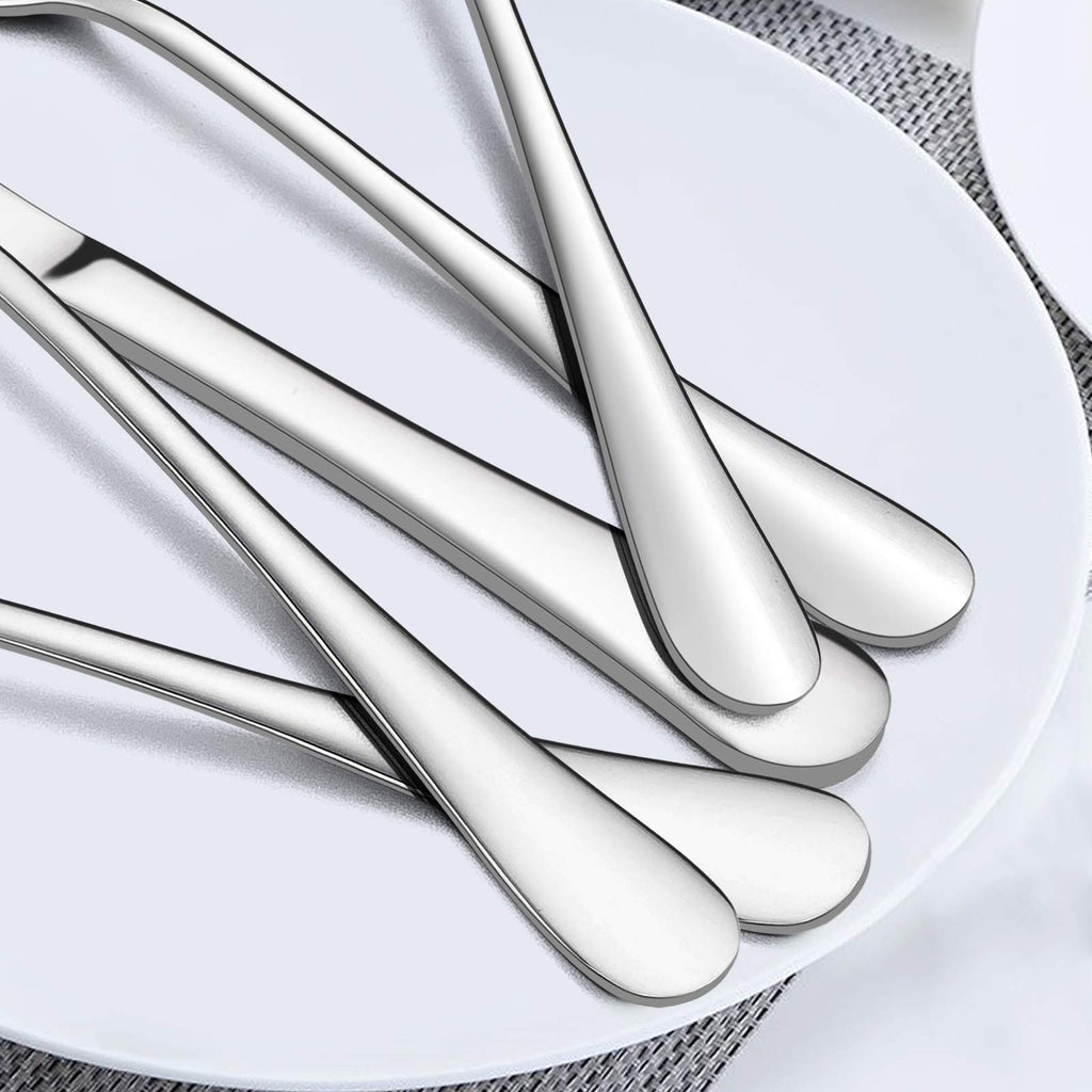 Silverware Set, 40-Piece Flatware Set, Stainless Steel Eating Utensils Service for 8, Dinner Knives/Forks/Spoons