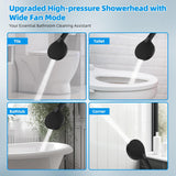 All Metal High Pressure Rainfall 10'' Shower Head, CUPC Certified Handheld Showerhead Combo