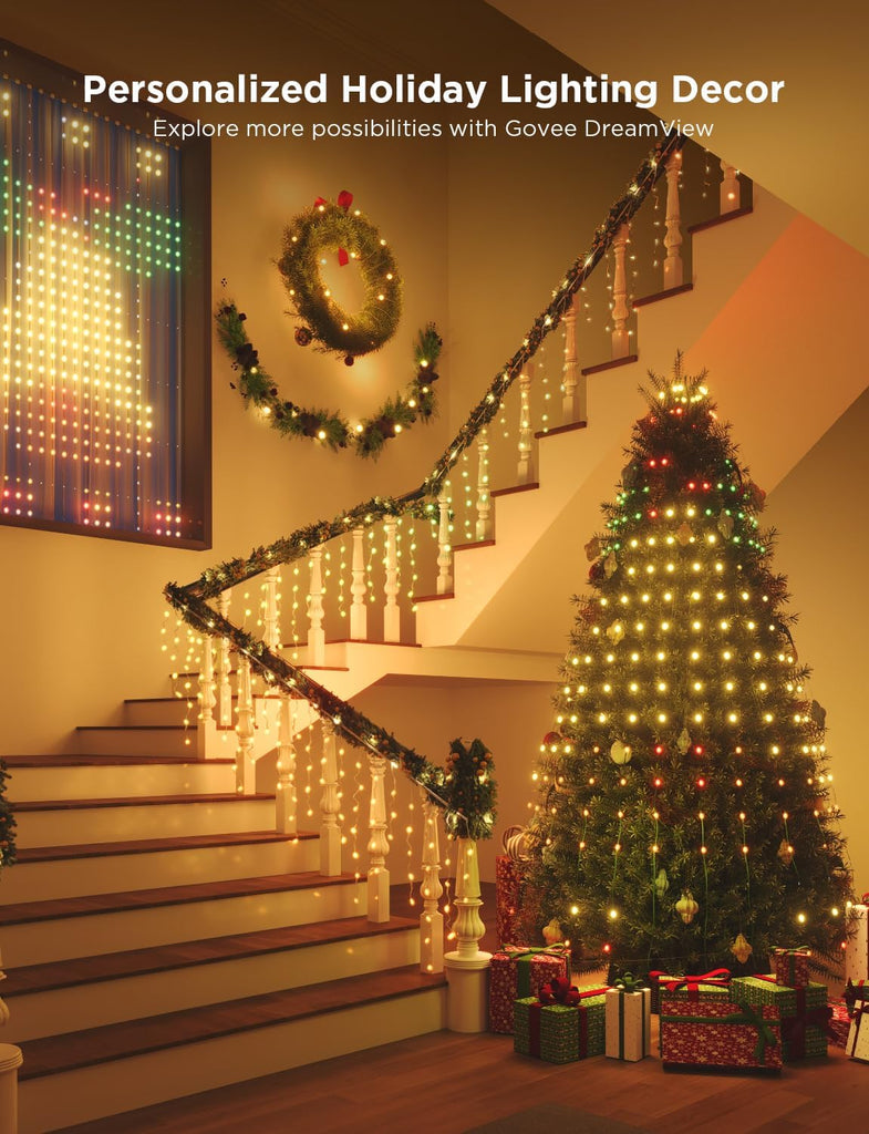 Christmas Tree Lights, 6.6ft × 24 String Lights for Holiday Decor
