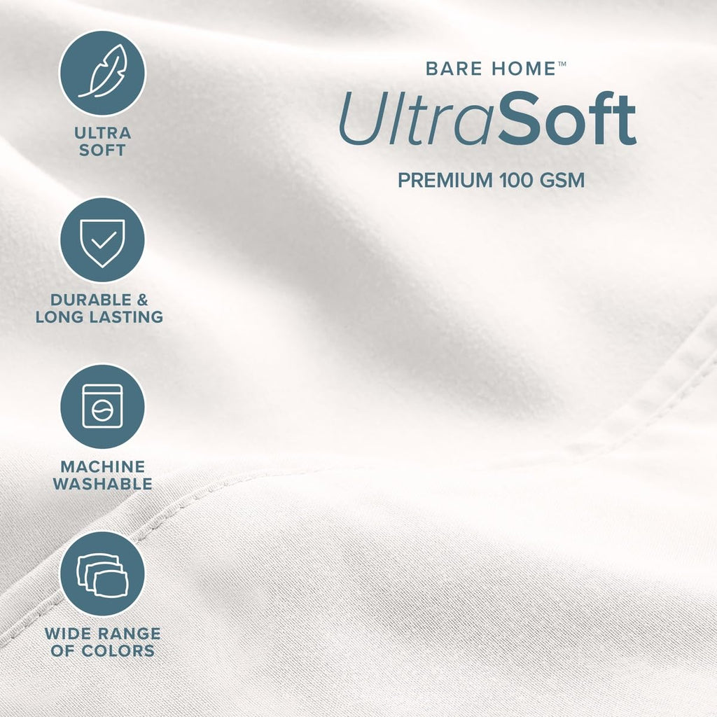 Hotel Luxury Sheet Set, Extra Soft - 6 Piece Set - Deep Pockets - Easy Fit - Cooling & Breathable - Wrinkle, Fade