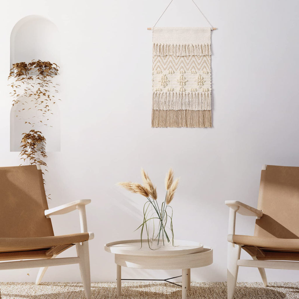 Macrame Wall Hanging Macrame Wall Decor Bohemian Beige Tapestry