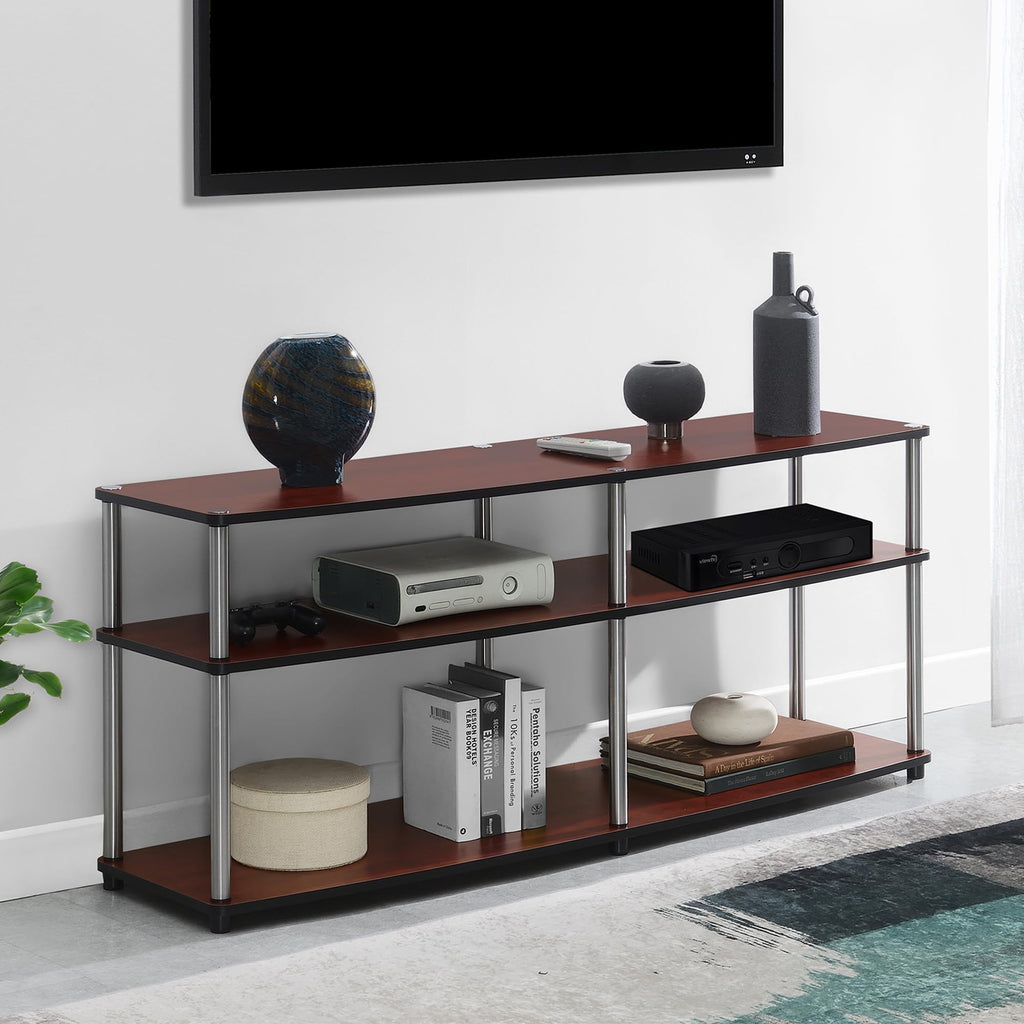 Concepts Designs2Go 3 Tier 60" TV Stand, Cherry