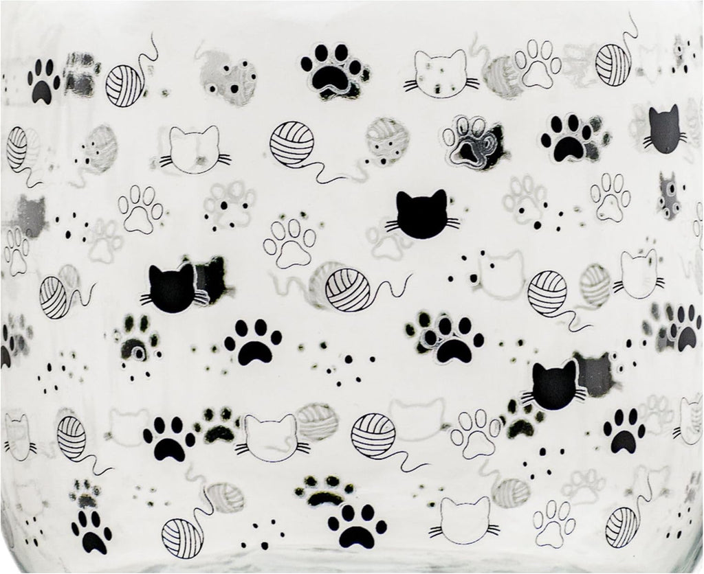 Cat Ears Pet Treat Canister, Black