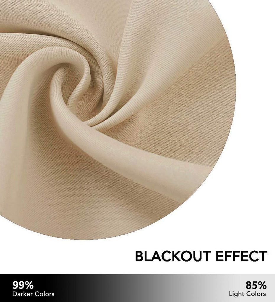 Outdoor Curtain Waterproof 108" Extra Long, Grommet Top Room Darkening Thermal Insulated 120" Extra Wide Protect You
