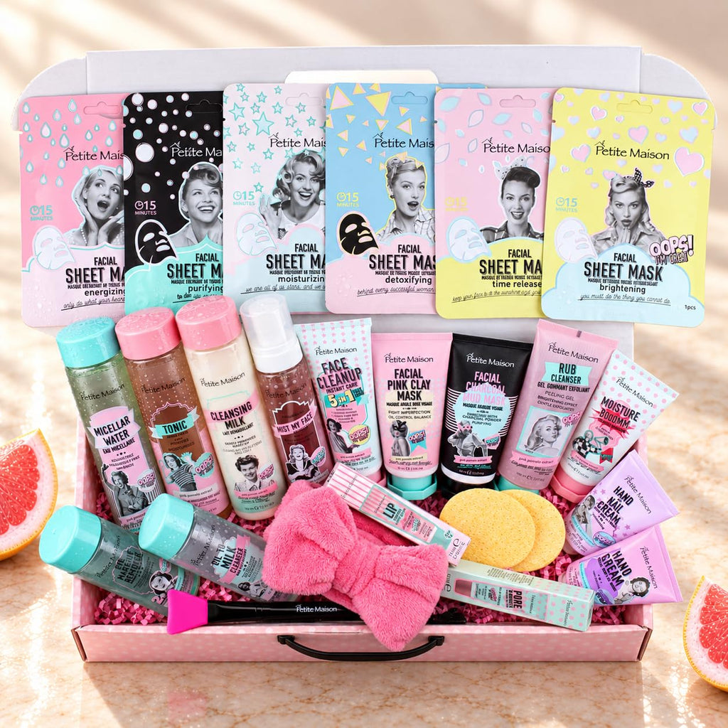 Luxury Spa Set - Skin Care Kit - Skin Care Gift Set - Skincare Box - Skin Care Baskets - Spa Day Kit - Spa Kit Women