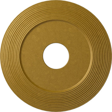16-1/8" x 3-5/8" x 1" Adonis Ceiling Medallion, Pharaoh's Gold