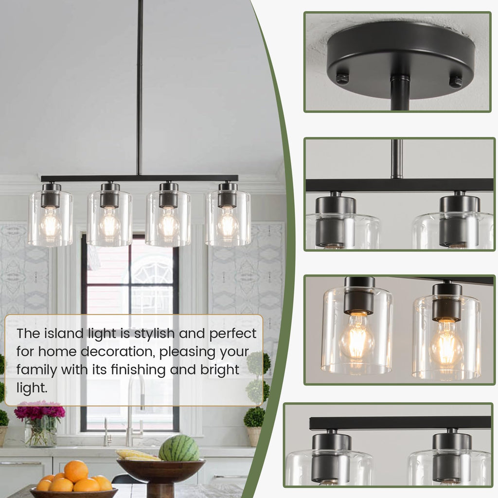 Kitchen Island Light, Black Pendant Lighting