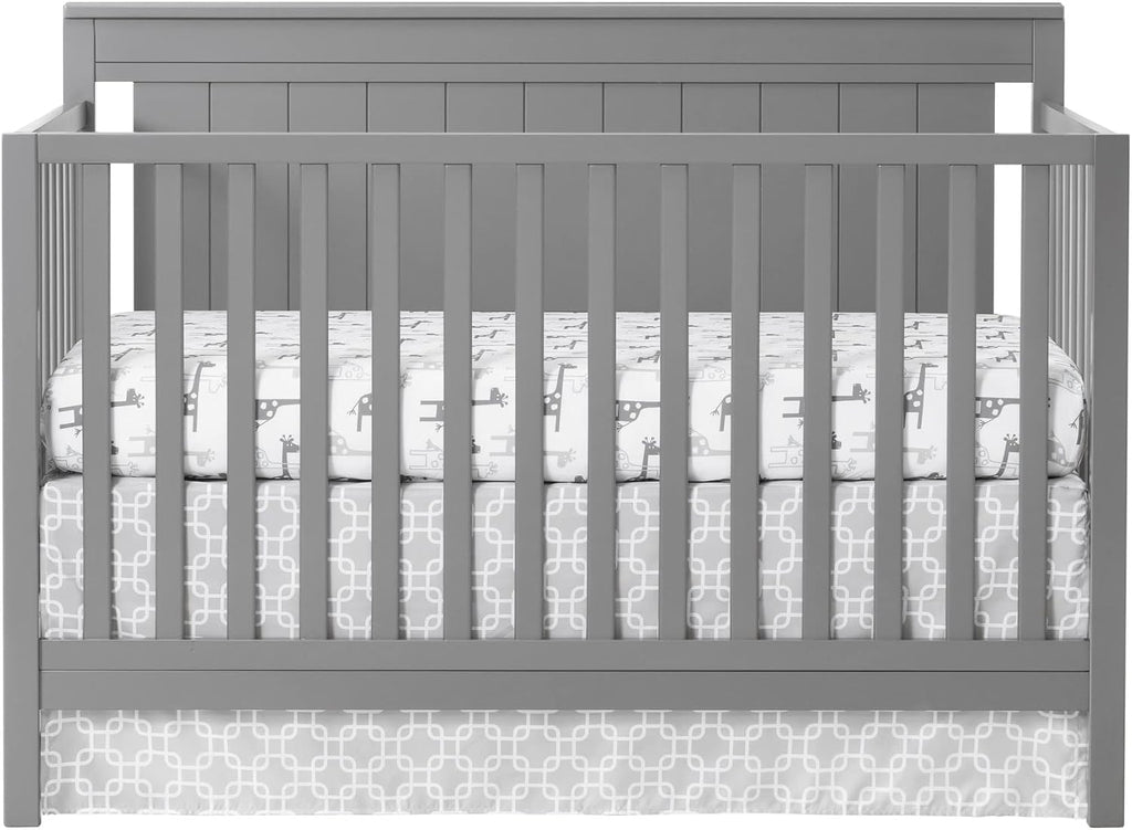 4-in-1 Convertible Crib, Dove Gray, GreenGuard Gold Certified