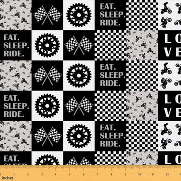 Dirt Bike Fabric by The Yard Soft 2 Yards