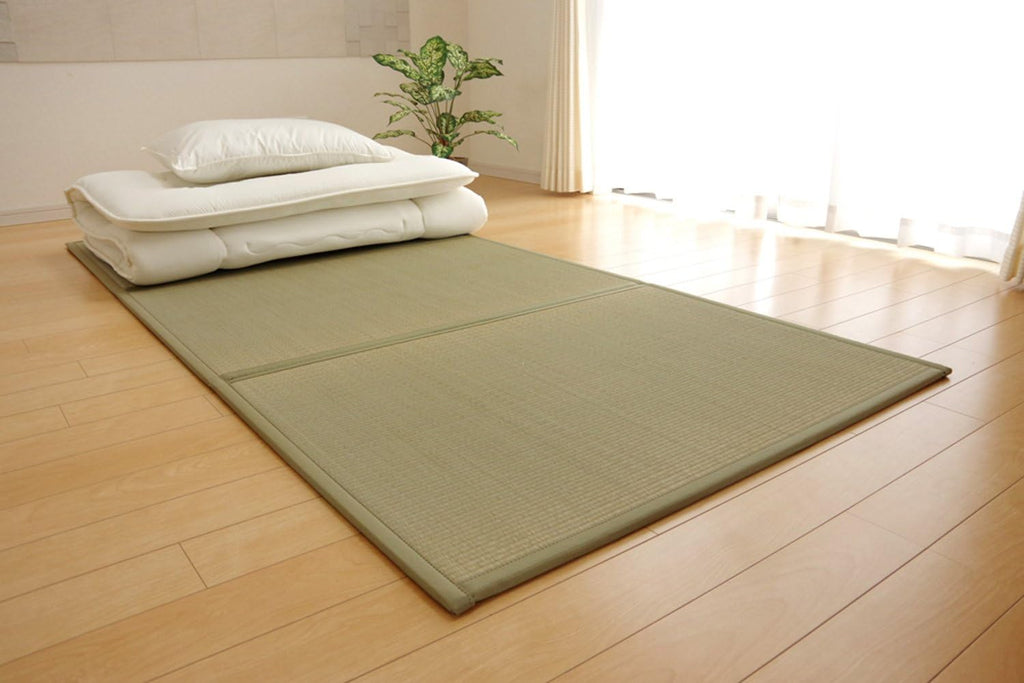 Japanese Traditional Igusa (Rush grass) Tatami Mattress, Twin XL. Made in Japan