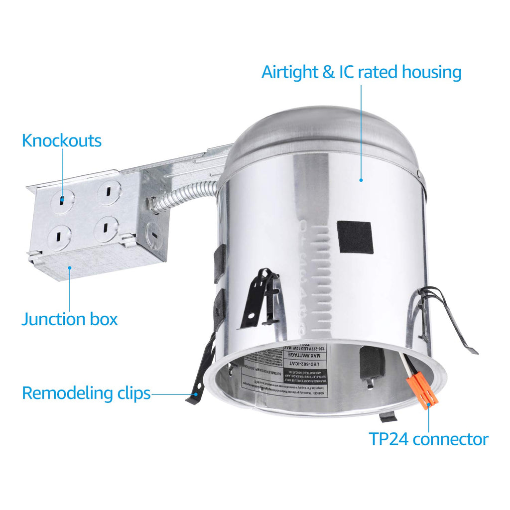 6 Inch Remodel Recessed Light Housing