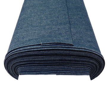 Denim Fabric, 62-64 Inches Wide, 100% Cotton, Over 100 Yards in Stock - 5 Yard Bolt - Powder Blue Denim