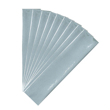 Light Blue Glossy Porcelain Subway Zellige Look Tile - 2"x8" Wall and Floor, Backsplash , Shower,Fireplace Accent-for