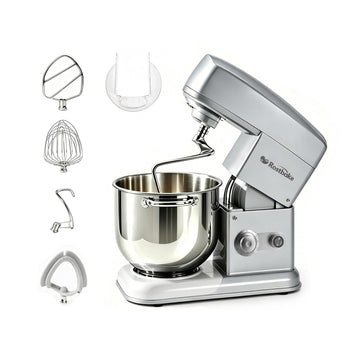 7.4QT Stand Mixer, Ice Cooling Bowl, 11-Speed Dial, Gray