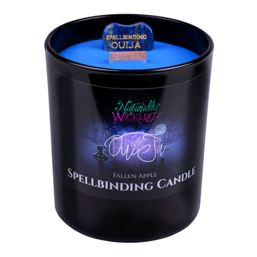Spellbinding Ouija Candle with Crystal Planchette, Ouija Board & Gift Box