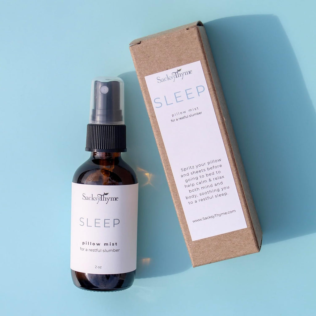Sleep Pillow Spray for Relaxation - Natural Lavender Chamomile Aromatherapy Mist, Plant-Based Calming Linen & Bedroom - Set of 2