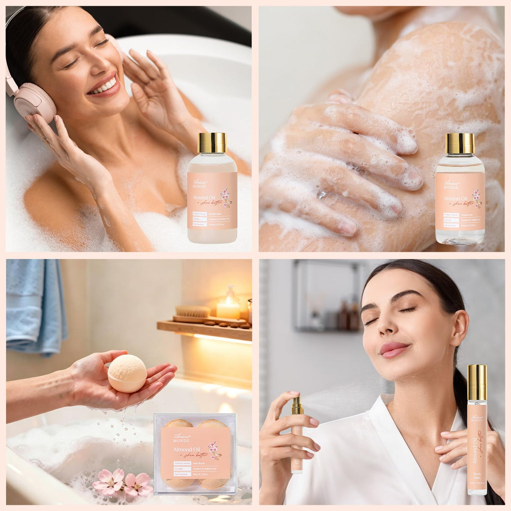 Birthday Gifts for Women Spa Gift Baskets, Facial Body Skincare Gift Set