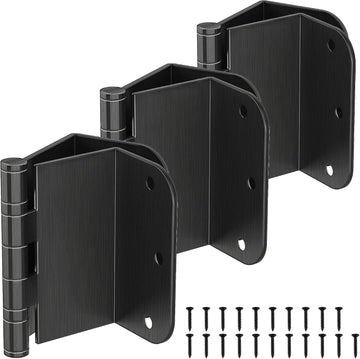 Offset Hinges, 3.5 Inches Swing Door Hinges, 5/8" Radius Corner Ball Bearing Door Hinges, 2 Inches Widen Doorway