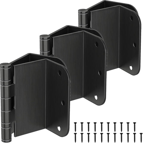 Offset Hinges, 3.5 Inches Swing Door Hinges, 5/8" Radius Corner Ball Bearing Door Hinges, 2 Inches Widen Doorway