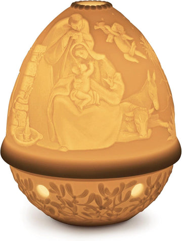 Nativity Lithophane. Porcelain Litophane.