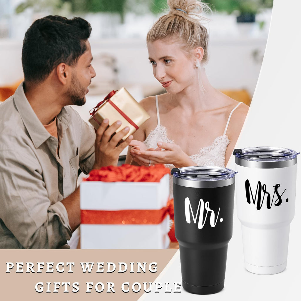 Mr and Mrs Gifts, Mr & Mrs Stainless Steel Travel Tumblers Set