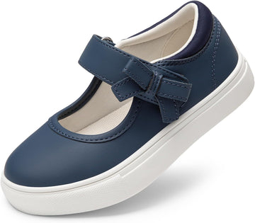 Girls Mary Jane Shoes Kids School Uniform Flats