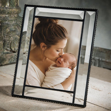 J Devlin Beveled Glass Picture Frame, 5x7 Horizontal, Vertical, Clear