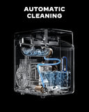 Nugget Ice Maker Countertop, Pebble Ice Maker with Soft Chewable Ice, One-Click Operation Ice Machine