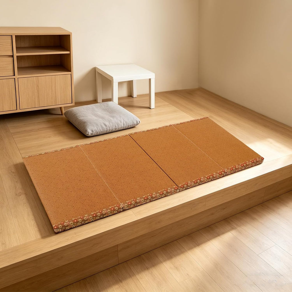 Japanese Tatami Mat, 2 Inches Thick Foldable Floor Mattress