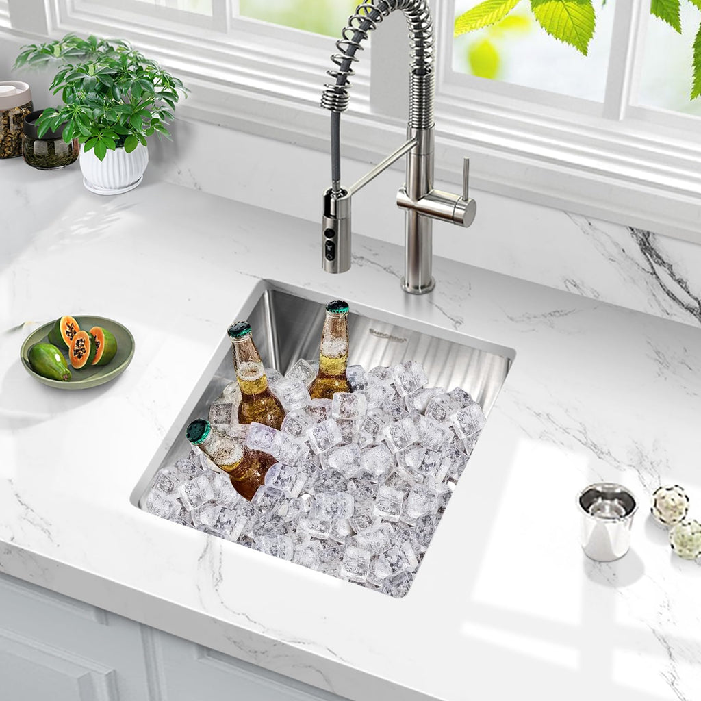 15x15 Undermount Bar Sink Stainless Steel Small Kitchen Sink