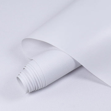 Marine Waterproof Canvas Fabric 600D PVC Backing 60"×36" White