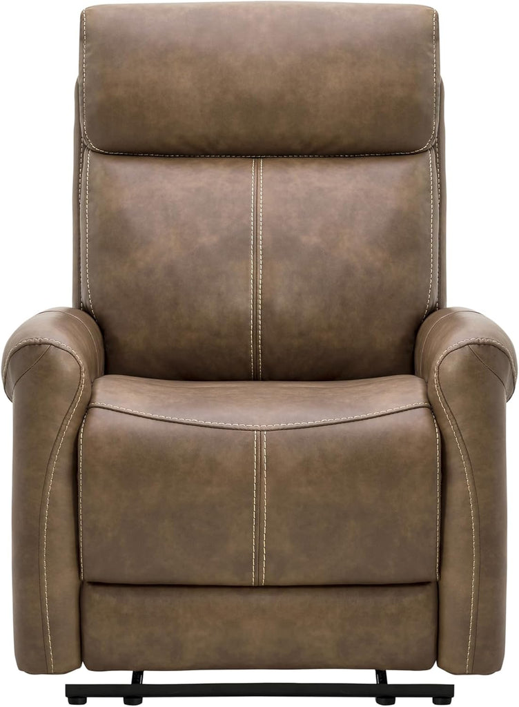 Leather Recliner Chair for Adults Wall Hugger RV Recliner with USB Charging Ports Electric Power Reclining Sofa Home