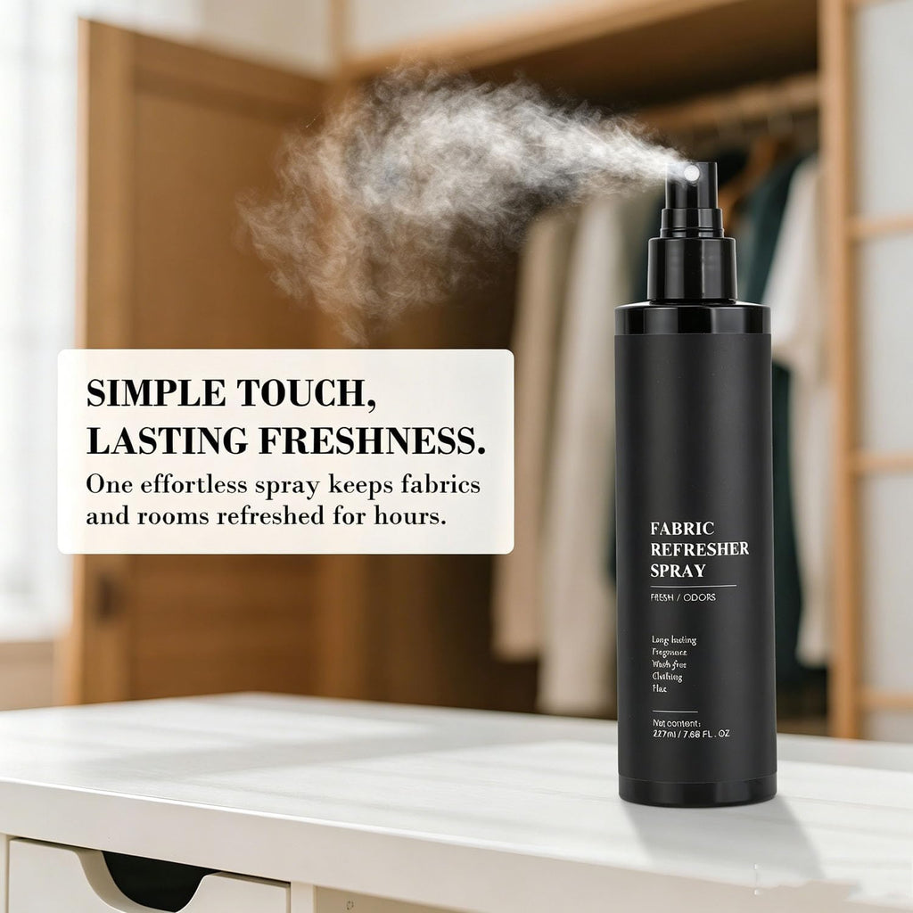 Fabric Refresher & Room Spray - Non-Toxic, Pet & Kid Safe, Long-Lasting Fresh Scent (7.68oz)