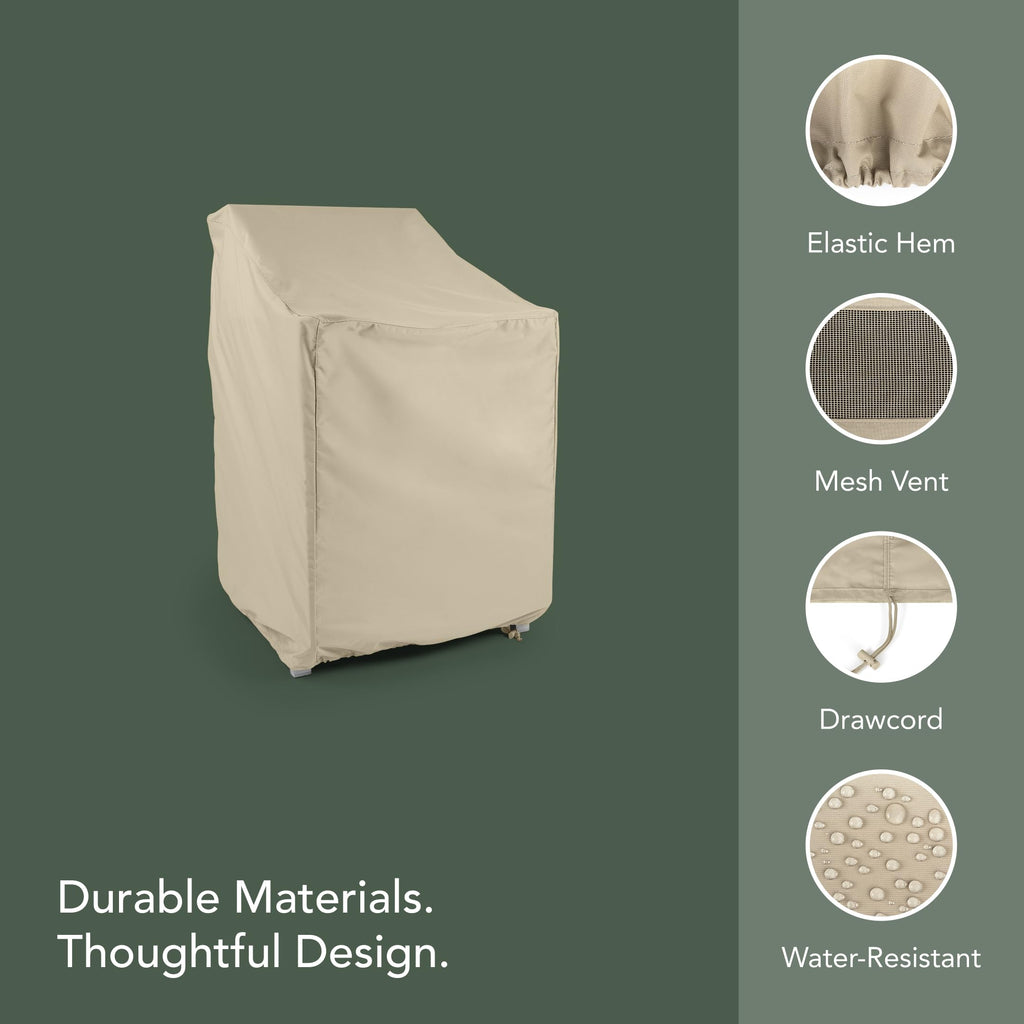 Elite Outdoor Bar Chair Cover - 26"W x 28"D x 48"H - Weatherproof