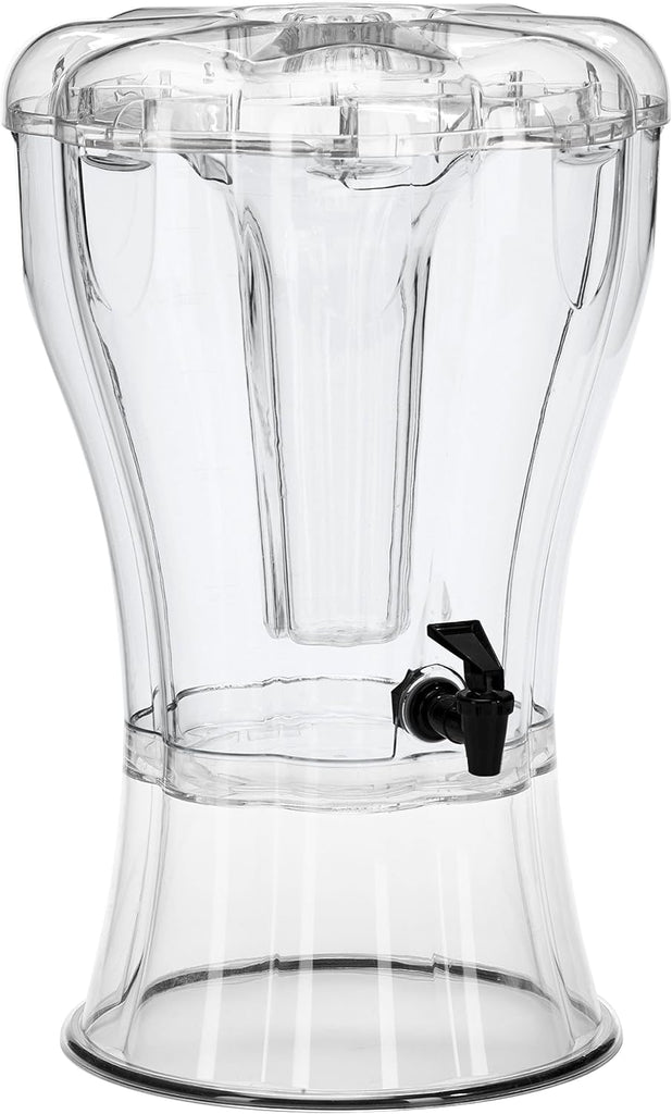 3.5 Gallon Beverage Dispenser with Stand, Spigot and Ice Cone