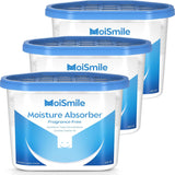 Moisture Absorbers, Efficient Humidity Absorber ＆ Odor Eliminator Boxes, Refillable Car Dehumidifier for Closet