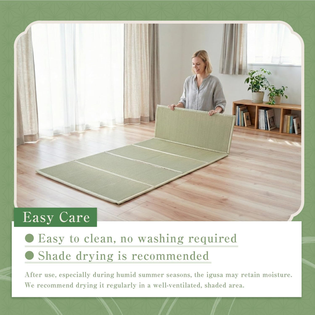 Japanese Tatami Mat, Foldable Igusa Rush Grass Floor Mat