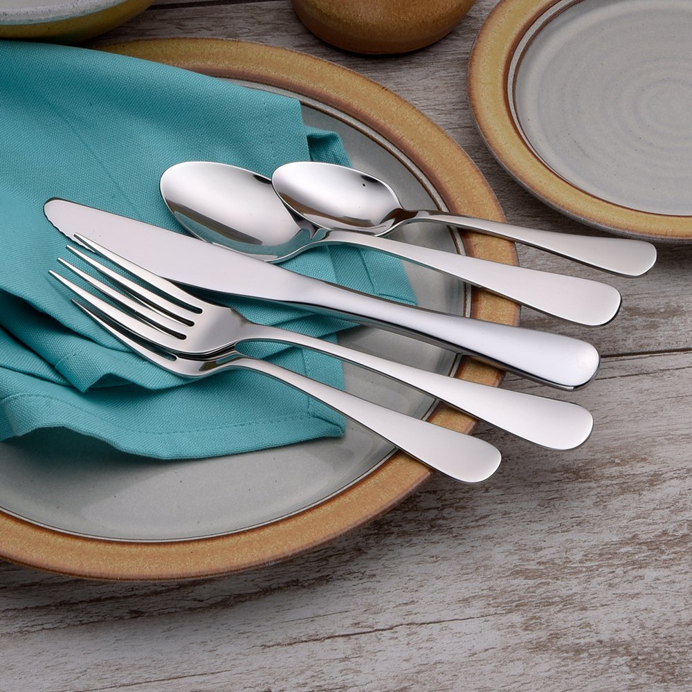 Annapolis 20 Piece Flatware Set service for 4 stainless steel 18/10 Made in USA