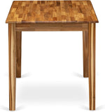 YAT-ANA-T Yarmouth Rectangle Kitchen Dining Table, 30x48 Inch, Natural